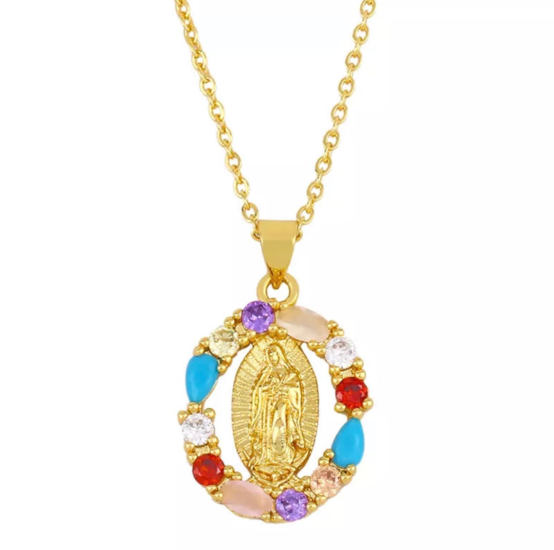 virgin marry necklace